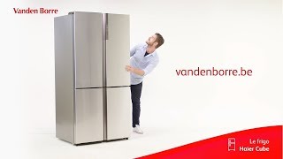 Le frigo américain Haier Cube  Vanden Borre [upl. by Ahsinelg]