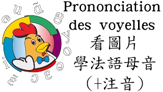 Prononciation en français voyelles 看圖片學法語母音注音 [upl. by Mcintosh]