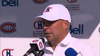 Le choix de Nick Suzuki comme capitaine expliqué par Kent Hughes  Entrevue  Hockey [upl. by Ebony]