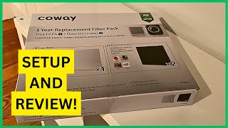 COWAY AP1512HH Air Purifier Filter Replacement  Setup amp Review [upl. by Haimaj263]