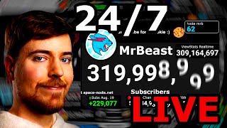 MrBeast to 320 MILLION  Live ViewStats Subscriber Count amp View Count [upl. by Atnicaj]