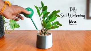 Easy amp Useful Auto Watering Tool Making For Small Potted Plants Watering PlantsGREEN DECOR [upl. by Pearlstein695]