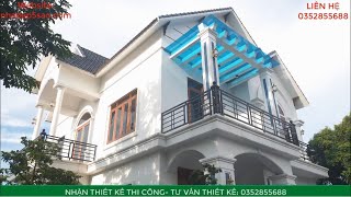 NHÀ ĐẸP mái thái 2 tầng kiến trúc hiện đại đơn giản mà đẹp mẫu 1220 [upl. by Nereus]