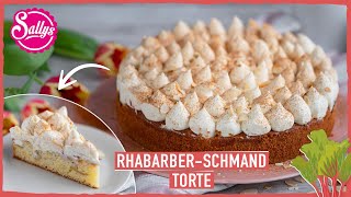 Rhabarber Schmand Torte  Sallys Welt [upl. by Eugenio]