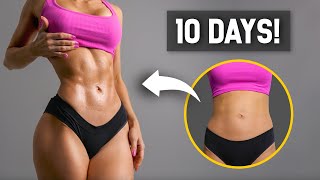 10 Min  10 Days  10 Exercises to Get ABS amp Lose BELLY FAT At Home No Equipment [upl. by Dittman267]