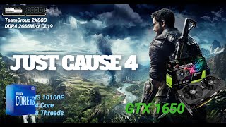 Just Cause 4 GTX 1650  I3 10100F [upl. by Norabel177]