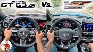 quotCoupequot or Sedan AMG GT63 S vs CT5 Blackwing POV Drive Comparison [upl. by Caves701]