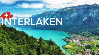 Interlaken 🇨🇭Driving in Switzerland  Paragliding [upl. by Ammadas]