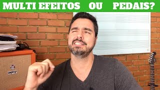 Multi efeitos ou pedais [upl. by Pelagia]