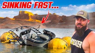 The HeartPounding Race to Rescue a Friends Sinking Boat at Lake Powell [upl. by Rahab]