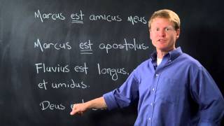 Visual Latin  Sample Lesson 1B  Being Verbs Basics  To Be and Not to Be [upl. by Turtle889]