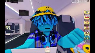 Les Vacances de la Team Bleue  Partie 2 sur la Map Santorini dans Roblox  🌴✨ [upl. by Hanway]