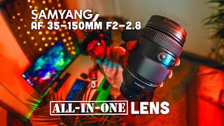 SAMYANG 35150mm f228  Review amp Unboxing  BEST ALLROUNDER LENS BENGALI [upl. by Eirovi]