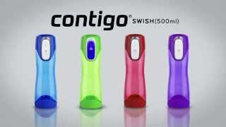 Drikkeflaske 500 ml Contigo Swish kids bottle [upl. by Novelc652]