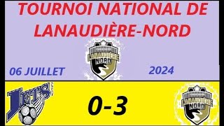 Soccer Féminin TOURNOI NATIONAL DE LANAUDIÈRENORD 2024 3 ème Match [upl. by Becka]