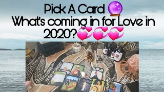 Pick A Card Whats Coming in Love For 2020  Cards and Bone Reading [upl. by Noscire]