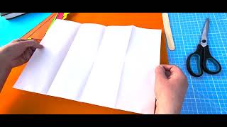 How to fold a paper zine [upl. by Atima]