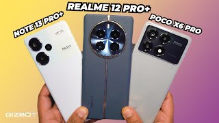 Realme 12 Pro vs Redmi Note 13 Pro vs Poco X6 Pro 🔋 Battery Drain amp Performance Test [upl. by Siddra754]