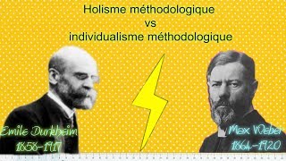 le holisme et lindividualisme méthodologique en sociologie [upl. by Sirtimed891]