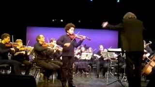 Akim Camara 11yo violinist playing  C A de Beriot Concert Nr 9 2012 [upl. by Quince]