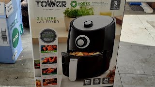 Unboxing a Tower vortex T17023 22 Litre Air Fryer [upl. by Anemolihp506]