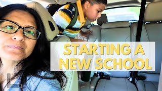 Leaving Homeschool  First Day of Public School  Adoptive Family Vlogs [upl. by Pegg132]