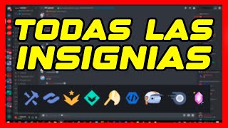 ✅COMO CONSEGUIR INSIGNIAS EN DISCORD [upl. by Enwahs]