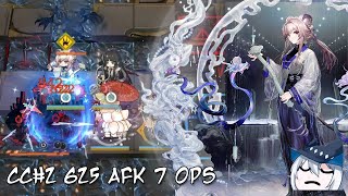 Arknights CC2 Permanent Map Immortal Hall 625 Points AFK Run 7 OPs [upl. by Inajna864]