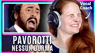 Impossible Pavarotti  Nessun Dorma Turandot The Three Tenors 1994 Vocal Coach reaction analysis [upl. by Ihcur]