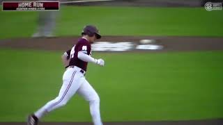 Mississippi States Hunter Hines hits home run vs South Carolina [upl. by Schear]