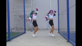 Cutting Shapes Shuffle Dance AYFI Twins [upl. by Bullion700]