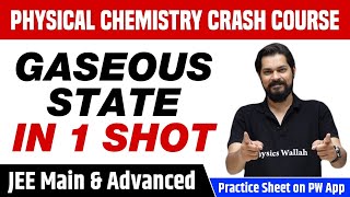 GASEOUS STATE in 1 Shot  All Concepts Tricks amp PYQs Covered  Class 11  JEE Main amp Advanced [upl. by Gytle30]