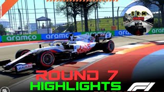 F1 2021 SRM Esports  R7 Russia Highlights [upl. by Halak]