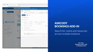 AskCody Bookings Addin  Finding a Room in Outlook [upl. by Phia]