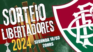 SORTEIO DA LIBERTADORES 2024 FASE DE GRUPOS AO VIVO [upl. by Savick88]