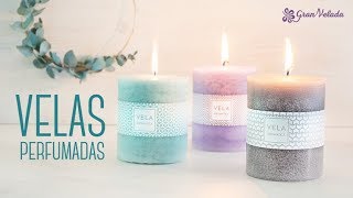 Velas aromaticas cilindricas [upl. by Odarbil]