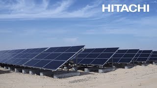 Solution Hitachi solarpowered desalination plants Abu Dhabi  Hitachi [upl. by Araec54]