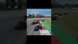 MotoGP 24  What a Start in Barcelona From The 19th place crash youtube funny viral shorts yt [upl. by Maybelle]