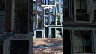 Narrowest house in Amsterdam amsterdam viral reels trending shorts house tiktok netherlands [upl. by Ahsian]