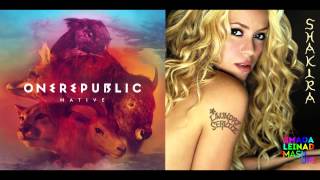 OneRepublic vs Shakira  Counting Stars Whenever Wherever [upl. by Llerrehs413]