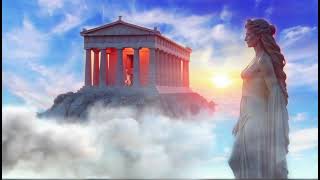 Greek Goddess Temple MUSIC amp AMBIENCE For Story Writing Or Relaxing  4K [upl. by Ellennod]