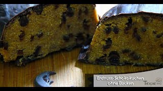 ErdnussSchokokuchen ohne Backen  Backen war noch nie so einfach [upl. by Sivra]