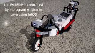 Lego Mindstorms EV3Bike Powered by leJOS amp Java [upl. by Nilrev]