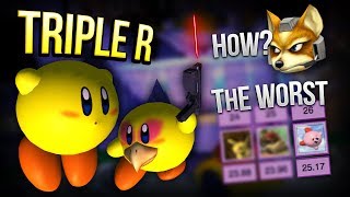 Top 10 Triple R Kirby CombosPlays  Melee [upl. by Shandeigh]