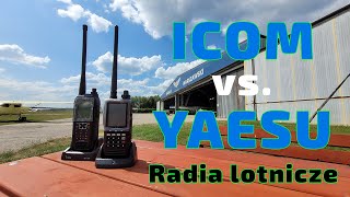 Radio lotnicze Icom vs Yaesu [upl. by Motteo]