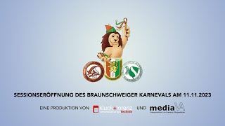 Sessionseröffnung des Braunschweiger Karnevals am 11112023 [upl. by Drahnreb]