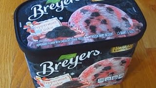 Breyers Ice Cream  Peppermint Cookie Limited Edition [upl. by Clough419]