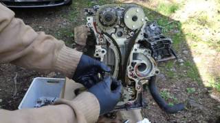 How to replace timing chain Toyota Corolla VVTi engine Years 2000 to 2015 [upl. by Aleek]