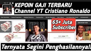 WOW🤑😳😱 Gaji YouTube Cristiano Ronaldo Terbaru tranding gajiyoutuberpemulaterbaru gaji [upl. by Enaxor]