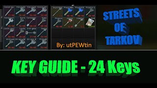 Streets of Tarkov  Key Guide  All 24 keys in one raid  Loot guide [upl. by Hutner]